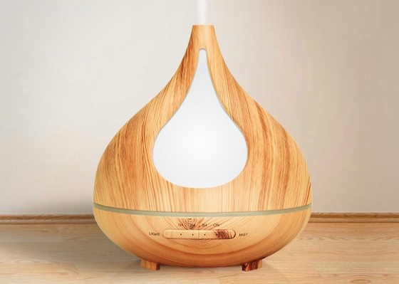 200 Ml Mini Desktop USB Serat Kayu Portabel Listrik Ultrasonic Aroma Minyak Esensial Diffuser Aroma