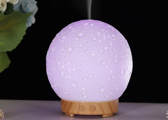 100Ml Keramik Ultrasonic Silent Moon Shape Cool Mist Minyak Esensial Diffuser Humidifier